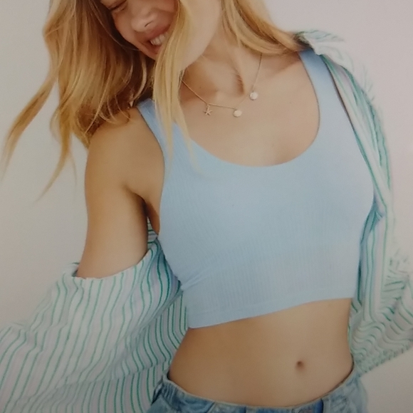 aerie Other - Aerie Modal Ribbed Longline Bralette